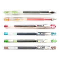 파일롯트 하이테크C HI-TEC-C 중성펜 0.4mm 낱색 / 3점 지지 방식 / 국민볼펜, 0.4mm 블루 L