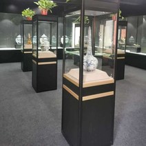 박물관 쇼케이스 디스플레이박스 전시다이 유리케이스, 상세이페이지 참고, 50x50x180cm 하이 베이스 모델