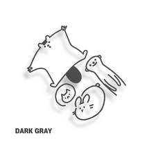 sticky 노트북스티커 캐리어 핸드폰 아이패드 맥북 냉장고 꾸미기, ns-22(다크그레이)