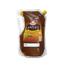 (주)시아스 푸드젠마켓 돈까스소스 파우치 2kg, 6봉