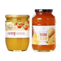 복음자리 사과잼 620g +초록원 파인애플망고잼 1kg