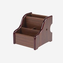 무중력® 정리의신 원목 수납꽂이 볼펜꽂이 책상정리함 독서대, 6211