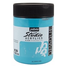 뻬베오 스튜디오 아크릴 물감 500ml, 30 Turquoise blue