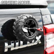 미니 스페어 타이어 타이어 후면 스코프 짐니 랭클 허슬러 RAV4 엑스트레일 FJ 크루저 크로칸 지프 랭글러 하이 럭스 레보
