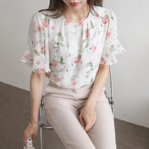 SPX812209장미 블라우스 1077490