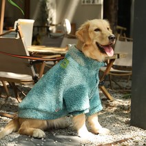 개타고니아 웰시코기옷 강아지 털옷 대형견 중형견 후리스 뽀글이, A.그린 + 4XL(22-27kg)