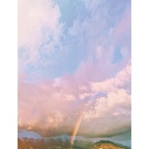 레인보우 하늘 떡메 다꾸
