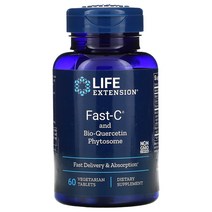 라이프 익스텐션 패스트 C 바이오 퀘르세틴 칼슘 마그네슘 Life Extension Bio-Quercetin 파이토좀 60정