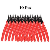 DIY 전자 대각선 펜치 3D 프린터 부품 Multitool 희망찬 클램프 사이드 커팅 니퍼 와이어 커터 가위 핸드 툴, [09] 10pcs Red