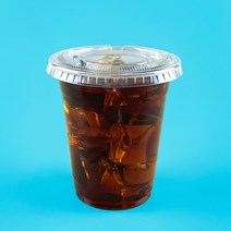 고급형 대만 92파이 14온스 + 평뚜껑 세트 PET 아이스컵 세트 1000개 (총2박스)