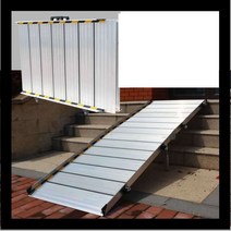 휠체어 슬로프 경사판 차량 진입 이동형 간이 발판, 길이 2300X폭 750mm