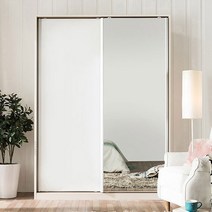 에넥스 데이 UV미러 슬라이딩 싱글장(1500) 싱글장, 화이트