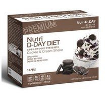 뉴트리디데이 다이어트 쿠키앤크림 체중조절 쉐이크, 25g, 56개입