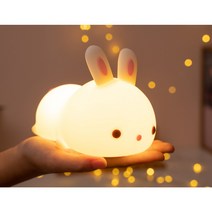 버니 무드등 실리콘 토끼 수유 무선