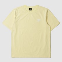 국내 정품 매장판 엄브로 에센셜 쿨링 프레쉬 스몰로고 반팔티 페일 바나나UO121SRS22