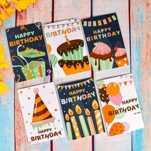 초대장 카드 사용자 정의 감사 카드 위한 대량 생일 봉투 초대장 빈 인사말 내부 6x4, 09 6 cards 6 envelopes