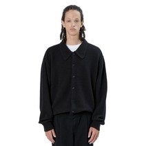 BROWNYARD 카라 가디건 블랙 Collar Cardigan Black BY222PAEPA001