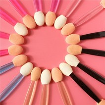메이크업스펀지 선크림 실리콘 대용량 똥 퍼프 화장 스펀지 일회용 섀도우 브러시 양면
