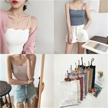 오노마 오노마 ONM (앙상블) 여성 물결 골지 나시/끈나시/여름나시 (7984867)