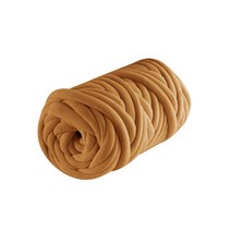 울클럽 벨벳 자이언트얀 뜨개실 1kg 1볼, 20 카멜, 1개