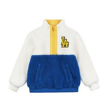 MLB 키즈 뉴트로 양털후리스 반집업 71TRF1061-07I