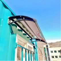 캐노픽스 550X1100 렉산 차양 비막이 비가림 어닝, 검정색, 브라운