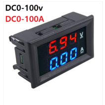 디지털 LED 배터리 용량 암페어 100A 표시기