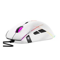 COX 3360 프리맨 RGB LED 게이밍 유선 마우스 CM500M, 화이트