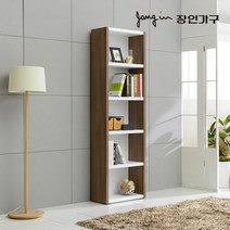 장인가구 프린스 600 5단 오픈책장, 화이트