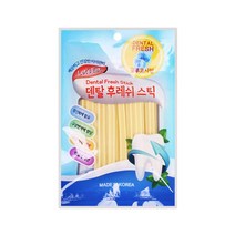강아지껌 치석제거 덴탈후레쉬스틱 글루코사민, 1팩, 70g