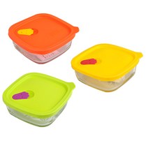 락앤락 오븐글라스 렌지쿡햇쌀밥용기320ml 3종, 햇쌀밥용기320ml 3종(LLG501S3오리지널), 310ML 3종 1세트