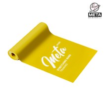 메타스포츠 라텍스밴드 웨이트밴드 2M 6단계, 1단계 (옐로우)