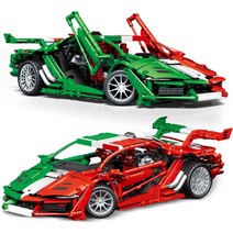 Sport Cars Building Blocks Construction Toy Set for Kid Adult Teenagers Collectible Model Kits 1:, 한개옵션0