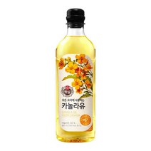 CJ제일제당 풍미 백설 카놀라유 캠핑식용유 업소용 전부침 새우튀김 식용류오일 900ml, 1개
