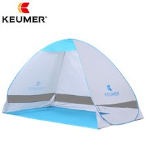 Keumer-새로운 자동 포장 가능한 캠핑 텐트 UV 보호 팝업 비치 방수 야외 레크리에이션 관광 2020, 협력사, 06 silver tent long