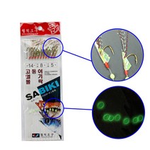 감성돔 참돔 돌돔 부시리 농어 우럭 세이코 묶음 낚시 바늘 카드 채비 세트
