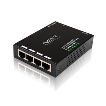 NEXT POE505F 5포트 10 100 스위치허브 4포트 PoE 65W 과전류 방지회로 스위칭허브