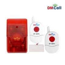 디엠콜 FM무선비상벨/비상도어벨/경광등 비상사이렌/비상벨/경광등, DR-360RTb(무선도어경보SET), 1개