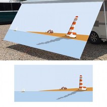언택트 캠핑 용품 차박 어닝용 차량용 타프 사이드월 돔 암막 터널 백패킹 실 그늘막, 5M_심지5mm_기본어닝용