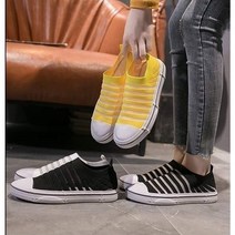 콤마슈 여성 여름 메쉬 발편한 쿠션 삭스 슈즈 슬립온