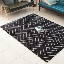 먼지없는러그 북유럽스타일 100x150cm 카페트 해링본