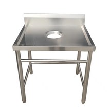 잔반처리대 잔반통 짬처리 퇴식구 잔반 처리망 식당, 간편잔여식탁 50x50x80