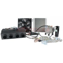 무시동에어컨 캠핑용에어컨 이동식에어컨 12V 24V 자동차 전기 에어컨 냉각 및 난방 통합 기계 수정 된, Heating-cooling 12V