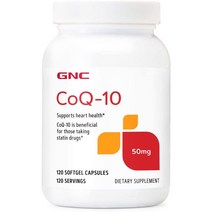 GNC 코엔자임 CoQ10 코큐텐 50mg 120소프트젤
