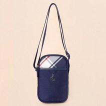 [BEANPOLE KIDS]네이비 코어 체크 크로스백(BI11D4U23R)