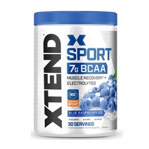 엑스텐드 XTEND Sport BCAA 30서빙 2가지맛 헬스 보충제 SV5930146 20p20, 01.Blue Raspberry Ice