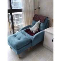 가정용 편안한 3단조절 패브릭소파, 회색