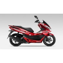 혼다 PCX125 튜닝스티커 스크래치방지 필름 커스텀 DIY 데칼 카울 드레스업, 실버+화이트