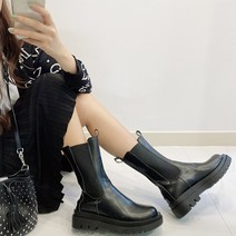 베리샵 VS1043 첼시 부츠 워커 통굽 밴드