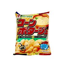 일본 리스카 콘포타지 옥수수 콘스낵 과자 75g 2봉, 리스카콘포타지스낵 2봉
